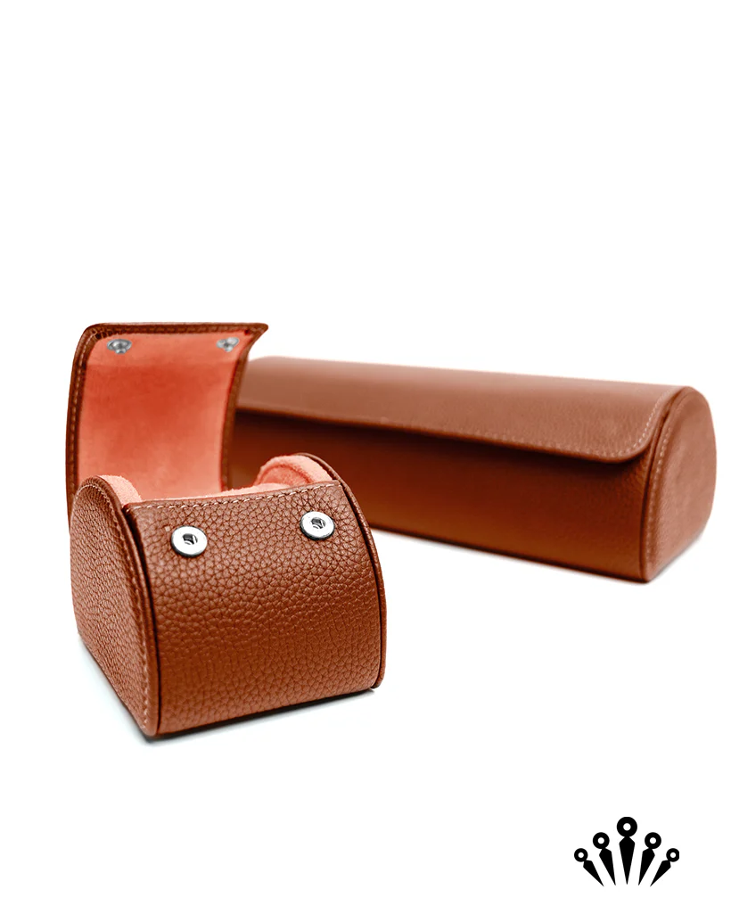 BezelHold Watch Roll- The Capsule - Brown/Tan - Image 5